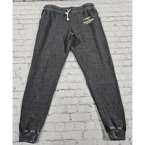 TOWSON UNIVERSITY Blue 84 Sweatpants Jogger Gray Drawstring Pockets WOMENS XL